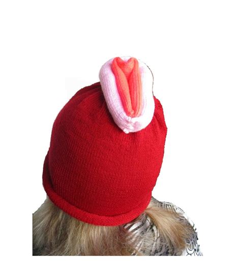 Pussy Hat Vagina Hat Virgin Vagina Headdress Hat Pussy Top Etsy