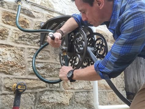 The reels also help keep the hose in pristine condition. A great garden hose reel and how to install it | MyFixitUpLife