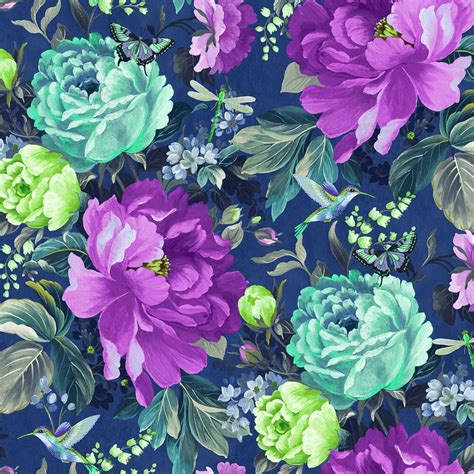 Free Download A Shade Wilder Dianthus Floral Wallpaper Loganberry