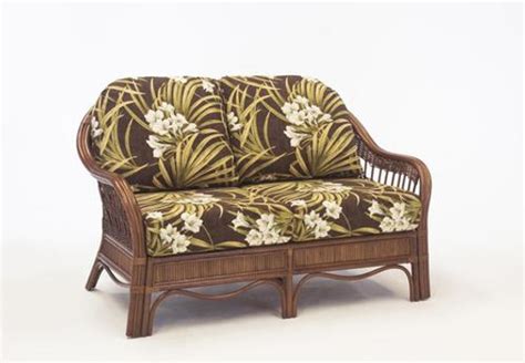 Replacement Cushions For South Sea Rattan Antigua Love Seat Modern