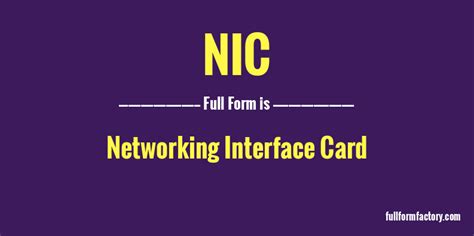 Nic Abbreviation And Meaning Fullform Factory