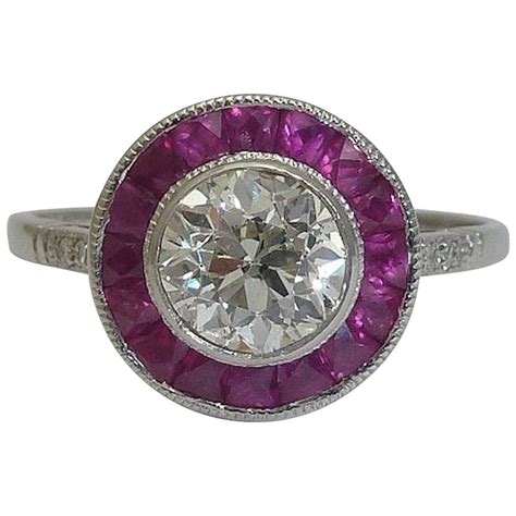 Maybe you would like to learn more about one of these? Art Deco 1.82 Carat French Cut Ruby Diamond Platinum ...