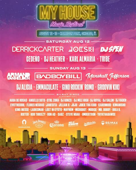Festival My House Music Festival Chicago Ill Tickets And Lineup On