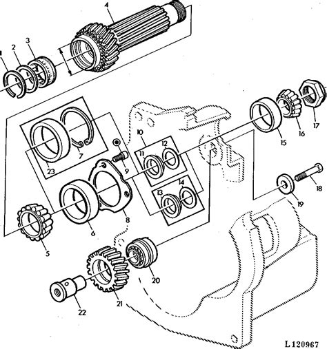 2750 Tractor Hollow Drive Shaft Synchronized Transmission Epc John