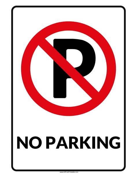 Parking signs explained and signs where no parking is allowed explained for the theory test. No Parking Signs | Poster Template