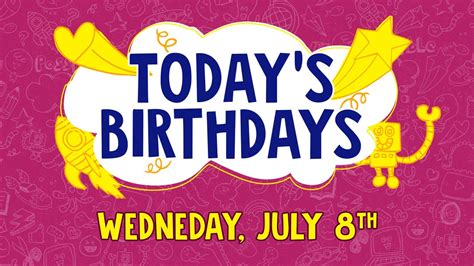 Birthdays July 8 Cbc Kids Youtube