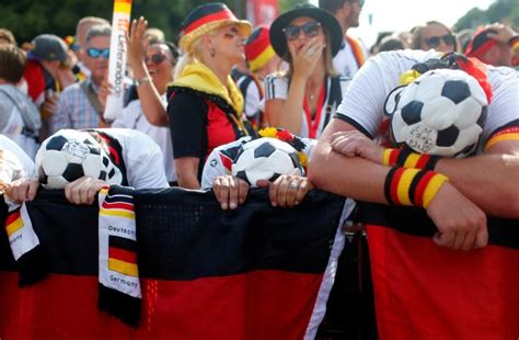 Fifa World Cup 2018 Germany Fans React To Mexico Loss Photosimages