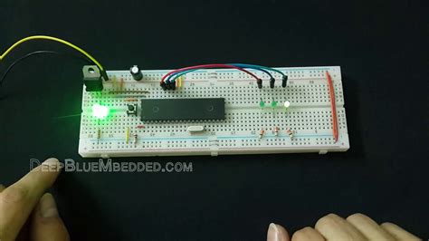 LAB Flashing LEDs With PIC Microcontroller YouTube