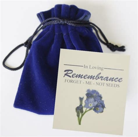 For if the darkness and corruption . Forget me not Seed Packets, Personalized Flower Seed Pouches