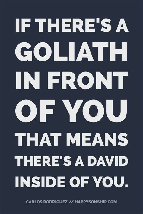 Looking for some encouragement from the bible? There's a David inside of you | Encouragement quotes ...