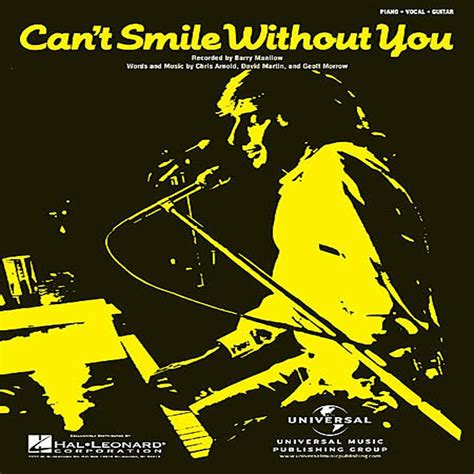 Lyric Mp3 Can T Smile Without You Barry Manilow