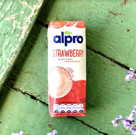Alpro Strawberry Soy Milk 3 X 250ml Vegan Grocery Store