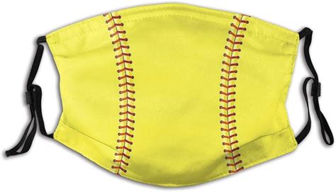 Softball Face Mask With 2 Filter Breathable Adjustable Filters Mask