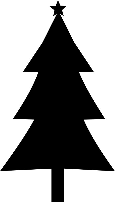 Clipart Christmas Tree Silhouette