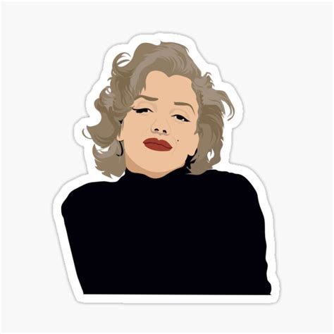 Marilyn Monroe Sticker By Shaylikipnis Redbubble