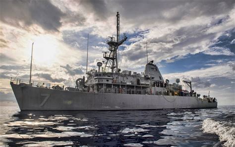 Download Wallpapers Uss Patriot Mcm 7 4k Mine Countermeasures Ships
