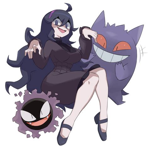 Hex Maniac Gengar And Gastly Pokemon And 2 More Drawn By Flowers