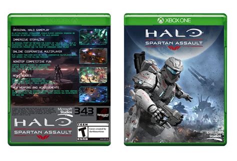 Halo Spartan Assault Xbox One Box Art Cover By Darthmarticus