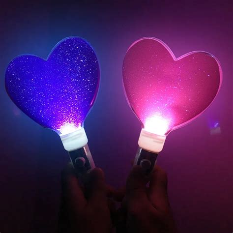 Heart Led Glow Stick Heart Shaped Led Stick Led Light Stick Buy Heart Led Glow Stick Heart