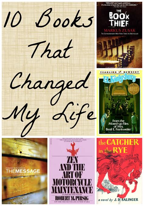 The 10 Books That Changed My Life Chasing Supermoms Book List