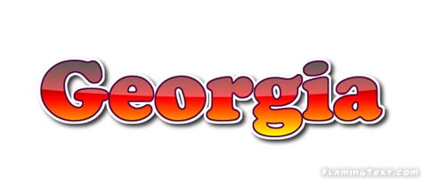Georgia Logo Free Name Design Tool From Flaming Text