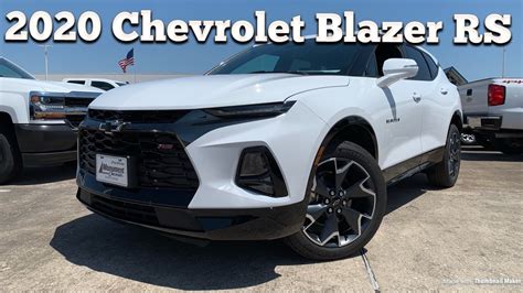 2020 Chevrolet Blazer Rs V6 Start Up And Review Youtube
