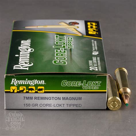 7mm Remington Magnum Ammo 20 Rounds Of 150 Grain Polymer Tipped By