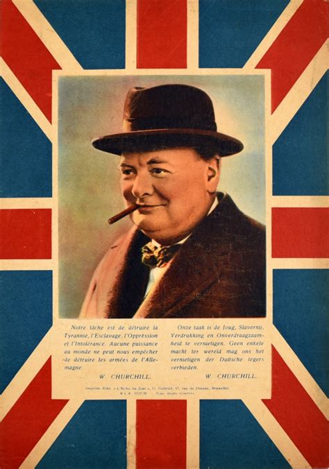 Original Vintage Posters War Posters Winston Churchill British Flag Wwii Antikbar