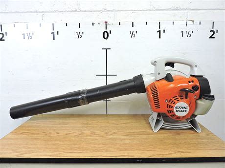 If your stihl chainsaw starts up with a reassuring puttering sound, but dies when you pull the throttle trigger, there likely is an issue with the fuel, but the. Police Auctions Canada - Stihl SH56C 27cc Gas Powered Leaf Blower (220163A)