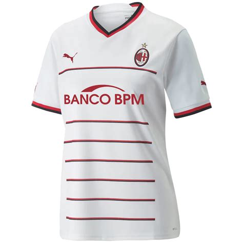 MAILLOT MILAN AC EXTERIEUR 2022 2023 Femme Foot Dealer