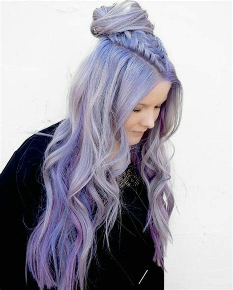 Pin By Foxglove On Hair Unnatural Hair Color Hair Styles Lilac Hair