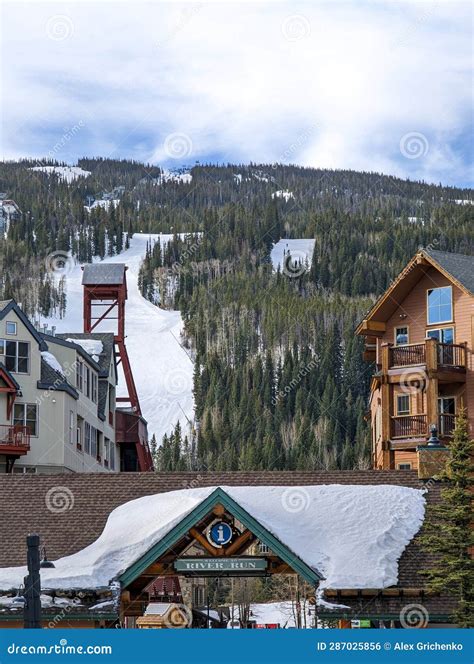 Keystone Colorado Ski Resort And Village In Spring Stock Photo Image