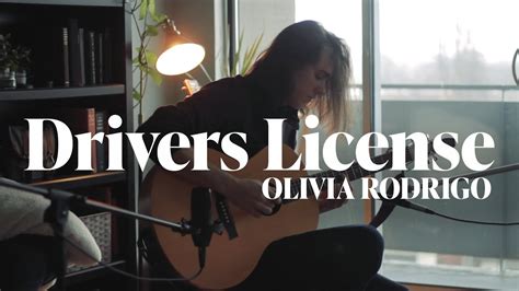 Drivers License Olivia Rodrigo Fingerstyle Guitar Youtube