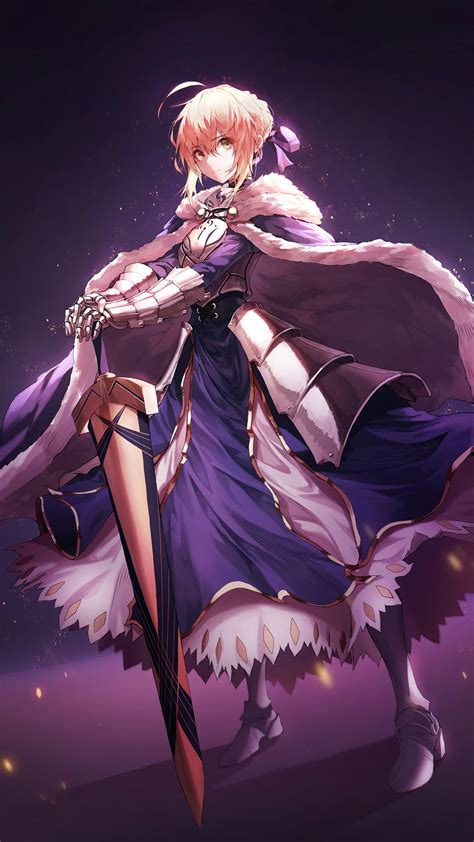 Fate Stay Night Wallpaper 4k Phone Fate Wallpaper Series Saber Stay