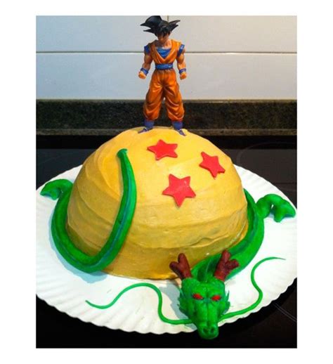 Dragon ball z goku birthday card! dragon ball z cake - Google Search | Dragonball z cake, Ball birthday, Dragon birthday