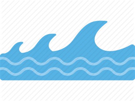 Ocean Wave Wave Icon Transparent Cartoon Jingfm