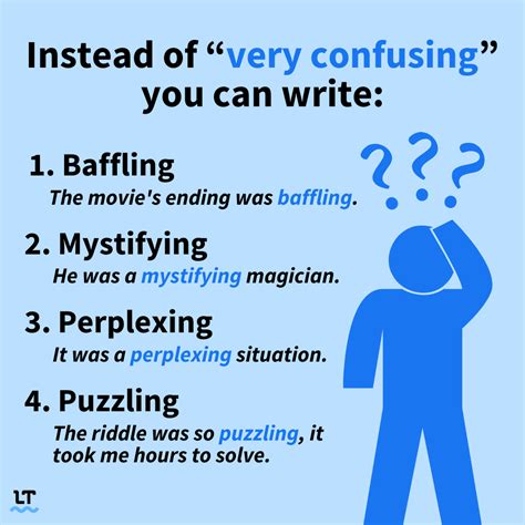 Nine Synonyms For Confusing With Example Sentences
