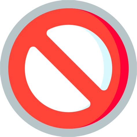 Prohibición Iconos Gratis De Ui