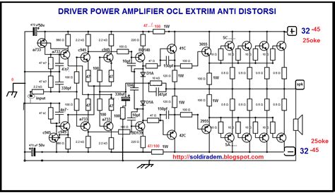Tren Gaya Skema Power Amplifier Built Up Terbaik Skema Elektronika