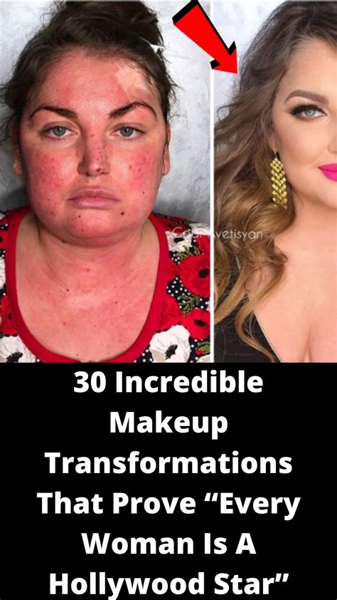Incredible Makeup Transformations That Prove Every Woman Is A Hollywood Star Makeup
