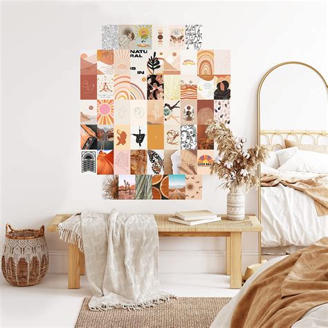 Buy Boho Bedroom Decor Boho Wall Collage Kit Aesthetic Pictures 70pcs