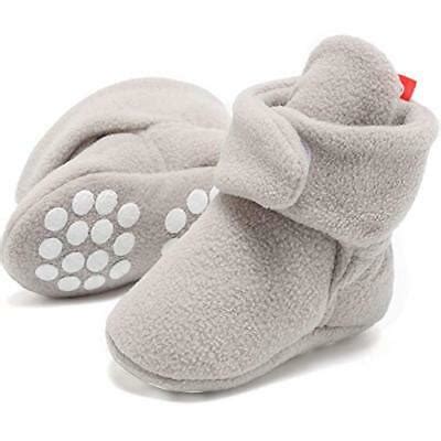 Baby Cozy Fleece Booties With Non Skid Bottom EBay