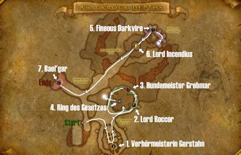 Wow Classic Blackrock Depths Map