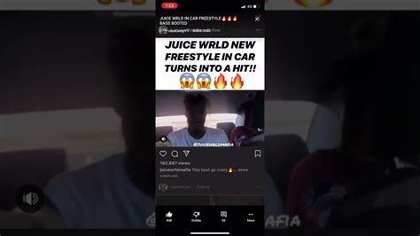 Juice Wrld Car Freestyle Youtube