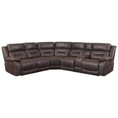Steve Silver Aria 3 Piece Reclining Sectional Sofa With Usb Port