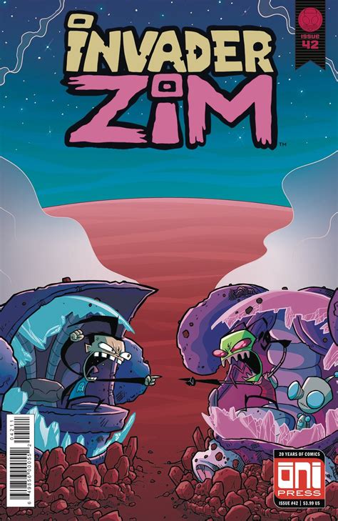 Nickalive Oni Press Announces Invader Zim Comic Issues 41 42 And 43 Deluxe Hardcover