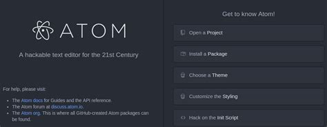 Make sure you are in the directory you just created and initialize it as a git repository: Atom Editor: Your Next Go-To Text Editor - Linux.com