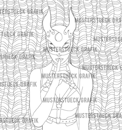 Coloring Template Bdsm Coloring Book Erotic Template For Printing And Coloring Etsy Denmark