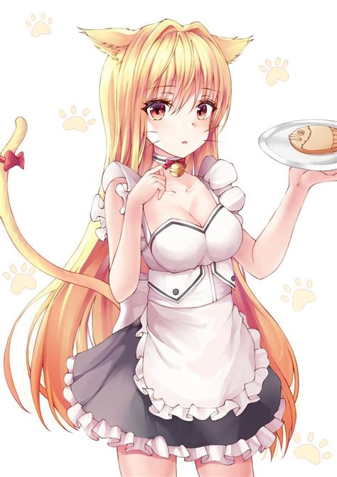 Pin By Moonarrow Komitto On ↪ Anime Maids ↩ Nekomimi Anime Maid