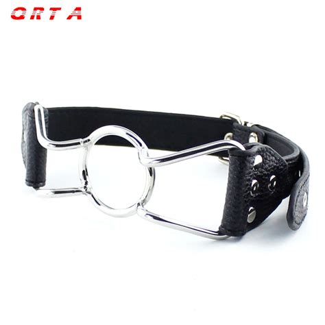 Qrta Bondage Open Mouth Gags Oral Sex Ring Gag For Couples Head Harness
